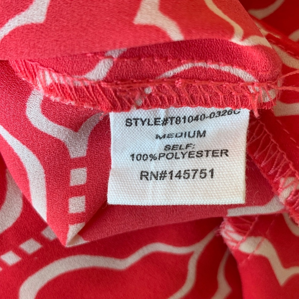 41 Hawthorne - Rosie Pink Patterned Blouse View 6